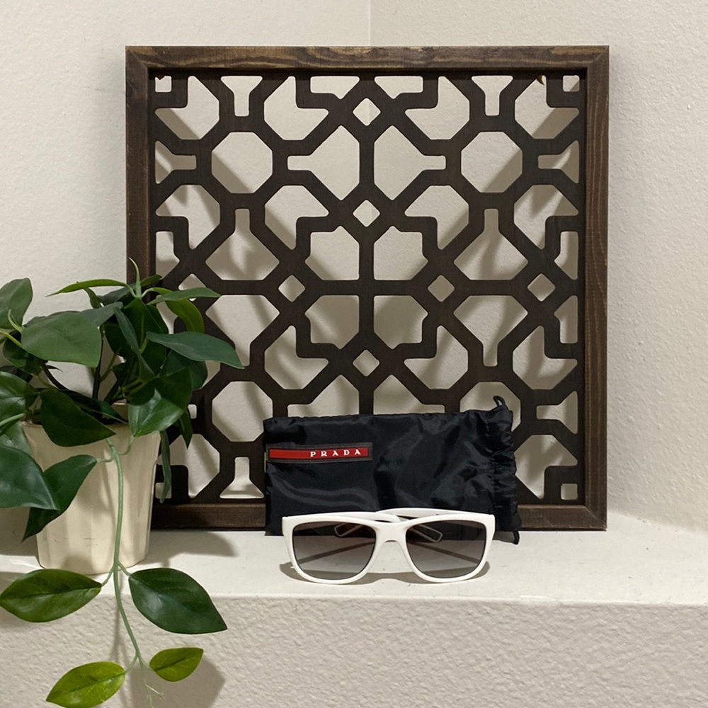 NWOT Prada White Sunglasses